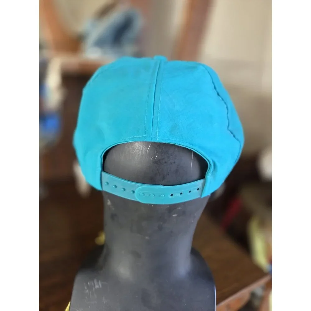 NWT Vintage Boeing 777 Hat Teal Embroidered‎ Adjustable Snapback